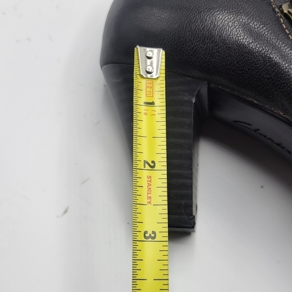 Clarks Bendables leather upper ankle booties size 8 1/2 M - Picture 14 of 16